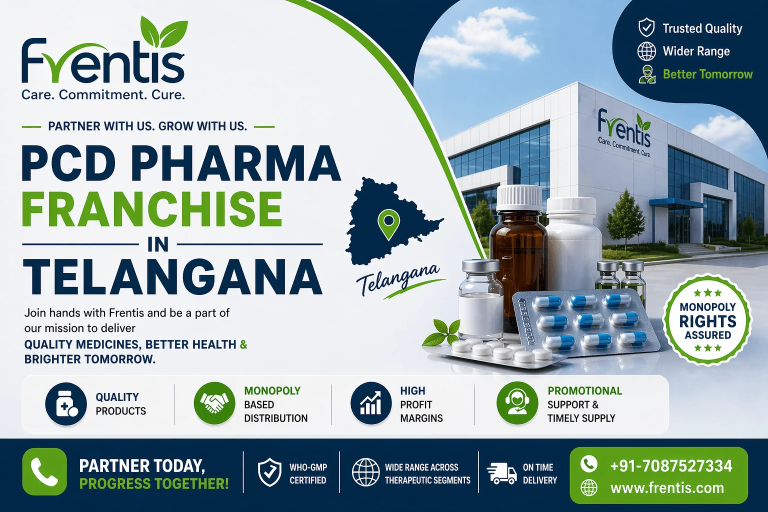 Best PCD Pharma Franchise in Telangana on Monopoly Basis
