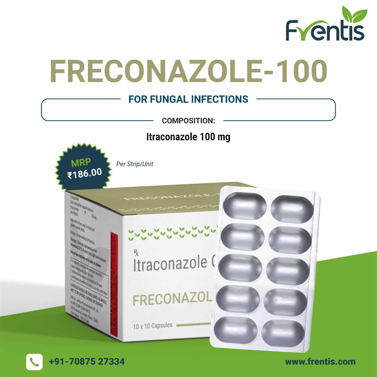Freconazole-100 Capsules — Frentis Healthcare