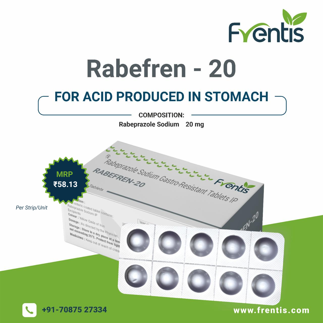 Rabefren-20 — Frentis Healthcare