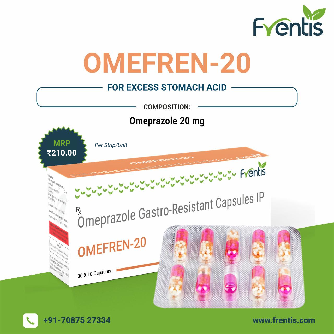 Omefren-20 Capsules — Frentis Healthcare
