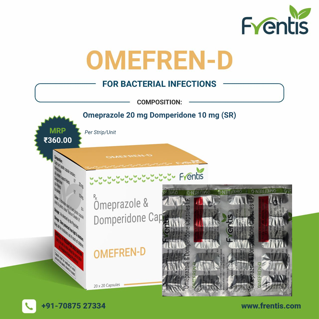 Omefren-D Capsules — Frentis Healthcare
