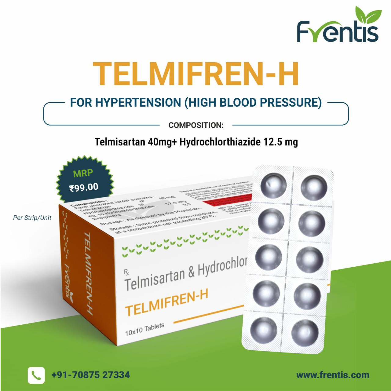 Telmifren-H Tablet — Frentis Healthcare