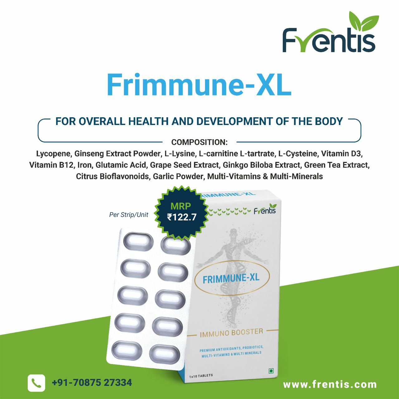Frimmune-XL — Frentis Healthcare